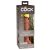 6" Dual Density Vibrating Silicone Cock  Tan
