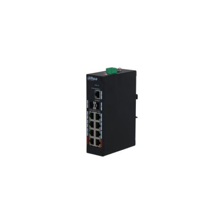 Dahua switch PoE - PFS3211-8GT-120 (8x 100Mbps at/af PoE + 1x 1Gbps + 2x SFP, 120W)