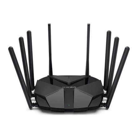 Mercusys Router WiFi AX6000 - MR90X (1148Mbps 2,4GHz + 4804Mbps 5GHz; 1x 2,5Gbps +3x 1Gbps port, WPA3; 8x Antenna)