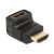 Delock 65072 Adapter HDMI apa/anya 90°