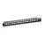 Equip Keystone Patch Panel - 769124 (24 port, 1U, árnyékolatlan, fekete)