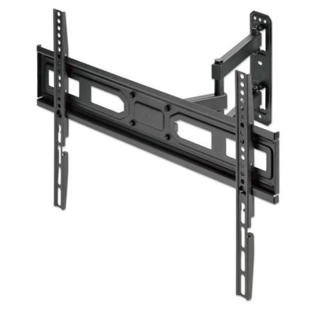 Manhattan TV állvány - Fali, dönthető, forgatható, TV állvány Fekete (max.VESA:600x400)(37"-70"-ig) 35 kg