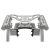 Trak Racer Szimulátor kiegészítő - Wheel Plate Adapter for Asetek Wheelbases