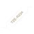 Brother TZe-R234 laminált P-touch flexibilis szövetszalag (12mm) Gold on White - 4m