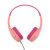 Belkin SoundForm Mini Wired On-Ear Headphones for Kids Pink