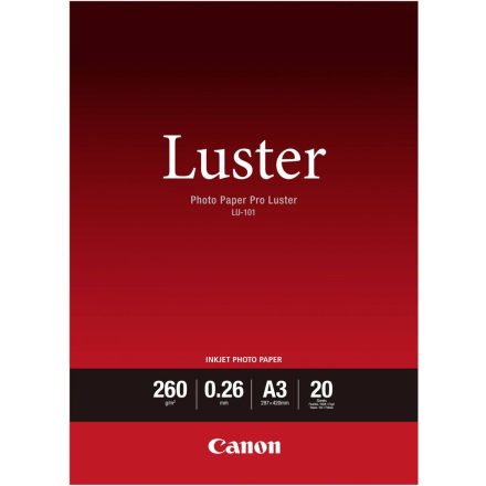 Canon LU-101 260g A3 20db Fényes Fotópapír
