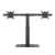 ACT AC8332 Free Standing Gas Spring Dual Monitor Arm Office Crossbar 10"-27" Black
