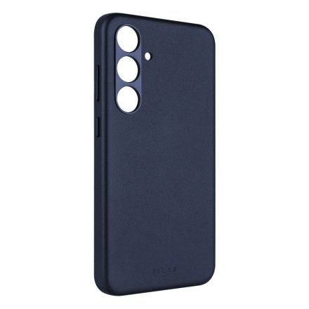 FIXED MagLeather valódi bőr telefontok Samsung Galaxy S24+ készülékhez, kék, FIXLM-1257-BL