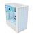 Modecom Breeze ARGB Flow Tempered Glass White
