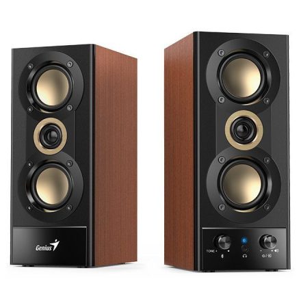 Genius SP-HF800BT Bluetooth Speaker Wood