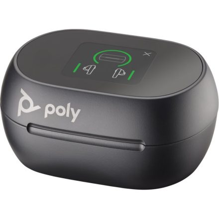 Poly Plantronics Voyager Free 60+ UC Touchscreen Charge Case for BT700 USB-A Bluetooth Adapter Black