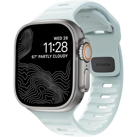 Nomad Sport Strap Apple Watch 42mm/41mm/40mm/38mm Ice Blue Glow