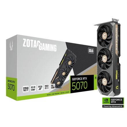 Zotac GeForce RTX5070 12GB GDDR7 Gaming Solid
