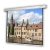 Funscreen Matt White Tripod 125x125 cm Format 1:1 + Tok Black