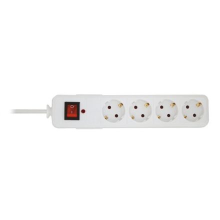 SAL NVT 04K/WH Hálózati Elosztó Kapcsolóval 4DIN 1,5m White