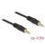 DELOCK kábel Stereo jack 3.5mm 3 pin male / male összekötő 0.5m