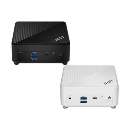 MSI Business DT Cubi 5 12M-407BEU, i3-1215U, Intel UHD, M.2 NVME, 2,5"SATA, 4xUSB, Thunderbolt4, HDMI, DP, 2xRJ45, Black