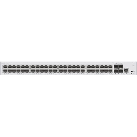 Huawei eKit Switch 48x1000Mbps (380W POE+) + 4x1GE (SFP) + 1konzol port, iStack, Layer2+ managed, Rackes - S310-48P4S