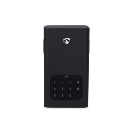 Nedis BTHKB10BK okos kulcs széf, Bluetooth®, IPX5, 2 x AA elem (nem tartozék), rozsdamentes acél kulcsszéf
