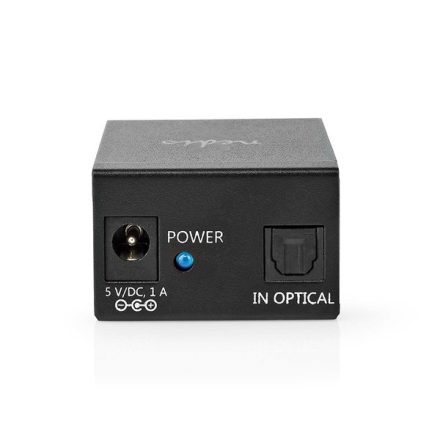 Nedis ASPL2512BK digitális audio splitter, TosLink be - 2x TosLink kimenet