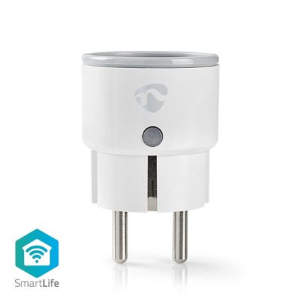 Nedis okos konektor WIFIP110FWT, Wi-Fi | IP21 | Teljesítménymérő | 2500 W | Dugó földelt érintkezővel