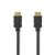 Nedis CVGL34060BK10 ultra HD HDMI kábel, HDMI dugó - dugó, 4K@60Hz, ARC, 18 Gbps, aranyozott csatlakozók, hossz 1m