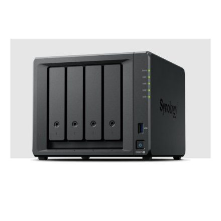 SYNOLOGY NAS 4 Fiókos AMD Ryzen V1500B 4x2,2GHz, 4GB DDR4 ECC, 2x2,5GbE, 2xUSB3.2 - DS925+