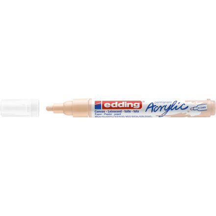 Akril marker 2-3mm, Edding 5100 bézs