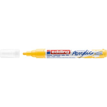 Akril marker 2-3mm, Edding 5100 citromsárga