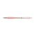 Golyóstoll 0,7mm, pasztell rózsaszín test, Zebra F-301, írásszín kék