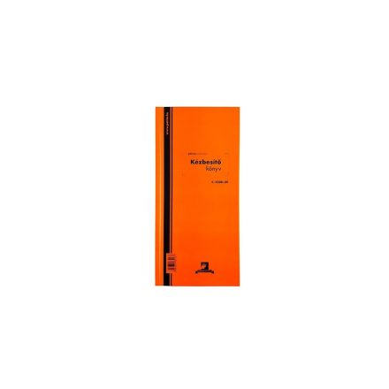 Kézbesítő könyv 100lap,os 130x297mm, C.5230-29 Pátria