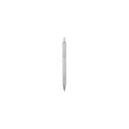 Golyóstoll 0,7mm, fém test, Zebra F-xMD, írásszín kék