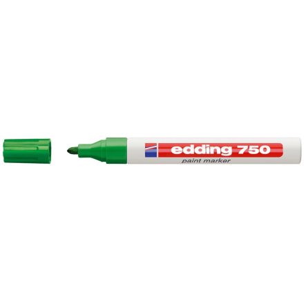 Lakkmarker 2-4mm, kerek Edding 750 zöld