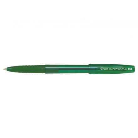 Golyóstoll 0,7 kupakos F Super Grip G Pilot, írásszín zöld