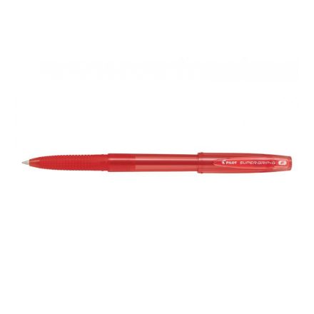 Golyóstoll 0,7 kupakos F Super Grip G Pilot, írásszín piros