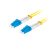 Lanberg Optikai patch SM LC/UPC-LC/UPC duplex 3m LSZH G657A1 3.0mm sárga