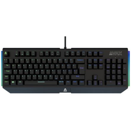 AVAX FS01 Full size mechanikus vezetékes alumínium billentyűzet Outemu piros switch, magyar kiosztás
