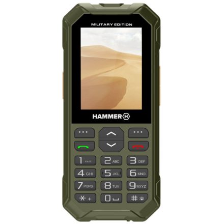 HAMMER 6 LTE Military Edition 2,4" Dual SIM csepp-, por- és ütésálló mobiltelefon - fekete