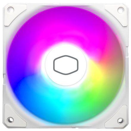 Cooler Master - Case Fan - 12cm - SickleFlow Edge 120 ARGB White Edition - MFX-B2DW-25NP2-R2