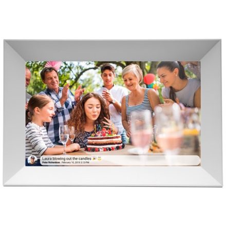 Denver PFF-1063WMK2 10,1" Smart photoframe with FRAMEO software - Fehér