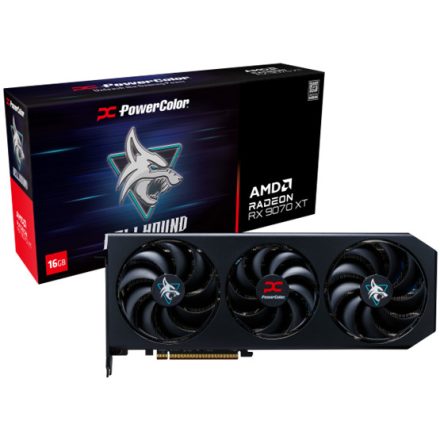 PowerColor AMD RX 9070 XT Hellhound 16GB GDDR6 - RX9070XT 16G-L/OC