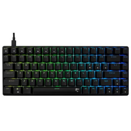 White Shark GK-005121-B/BL-US HAMACHI vezetékes mechanikus (Blue switch) gamer billentyűzet - fekete - US