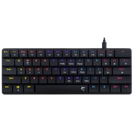 White Shark GK-006111-B/R-US NAGAMAKI vezetékes mechanikus (Red switch) gamer billentyűzet - fekete - US