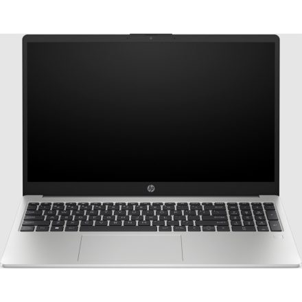 HP250 G10 notebook, 15.6" FHD AG UWVA  250Nits, Intel Core i7 1335U 10C, 16GB, 512GB PCIe SSD, IntelR IrisR Xe, Silver, DOS, 3év gar, háttérvilágításos billentyűzet