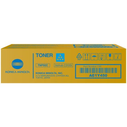 Konica-Minolta TNP92C Toner Cyan 4.000 oldalra