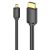 Vention micro HDMI/M -> HDMI/M (4K,HD,fekete), 1m, kábel