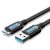 Vention USB-A 3.0/M -> Micro USB-B,   ( PVC,fekete), 0,5m,  kábel