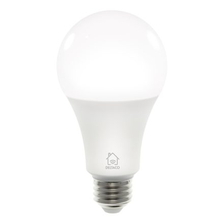 Deltaco SMART HOME SH-LE27CCTC izzó LED, E27, WIFI, 9W, fehér, szabályozható