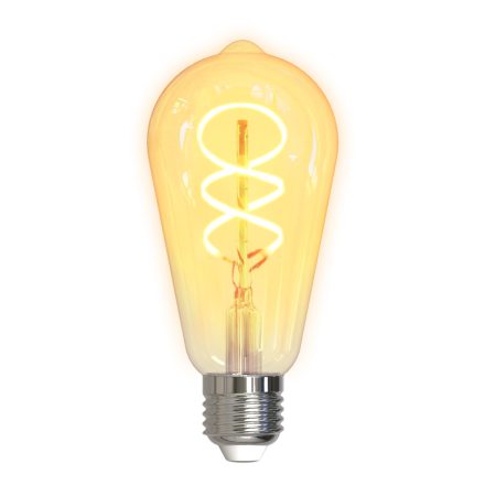 Deltaco SMART HOME SH-LFE27ST64S izzó LED, E27, volfrám, spirál, WIFI, 5.5W, fehér, szabályozható