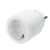 Deltaco SMART HOME SH-P01 időzítős kapcsoló aljzat, WiFi, 1xCEE 7/3, 10A,  220-240V, fehér